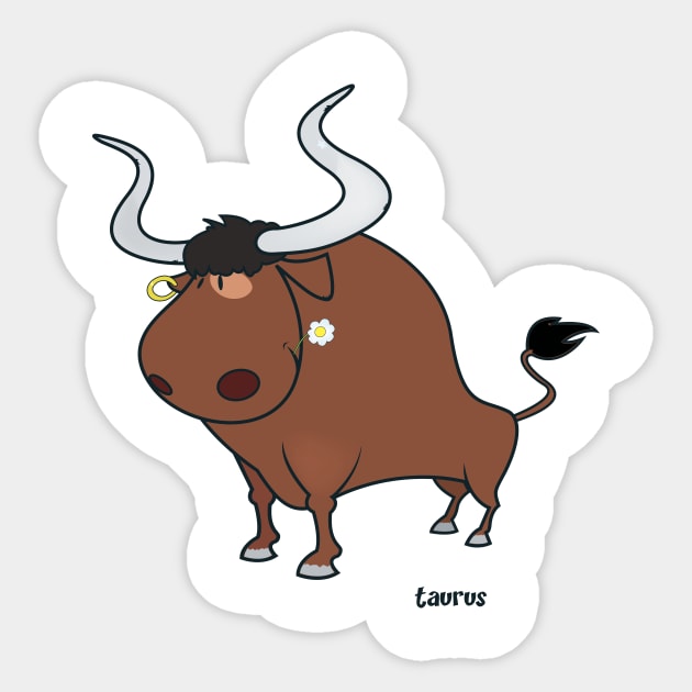 taurus Sticker by mangulica